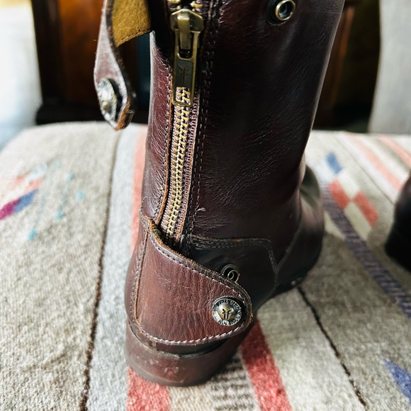Frye Melissa Brown Size 8 Ankle Boots - Picture 8 of 10